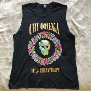CHI OMEGA, large tank top
